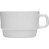 Чашка чайная «Перформа» стекло 250мл D=9,H=6см белый, Объем по данным поставщика (мл): 250
