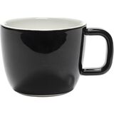 Чашка чайная «Пас-парту» фарфор 200мл D=85,H=61мм черный,белый, Цвет: Черный