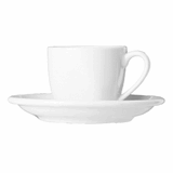 Чашка кофейная «Алберго» фарфор 80мл D=65,L=80мм белый