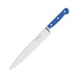 Нож кухонный универсальный сталь,пластик ,L=18см голуб.,металлич.