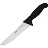 Нож кухонный универсальный сталь,пластик ,L=180/310,B=35мм черный,металлич.