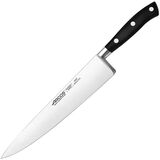 Нож поварской «Ривьера» сталь нерж.,полиоксиметилен ,L=370/250,B=45мм черный,металлич.