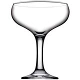Шампан.-блюдце «Бистро» стекло 260мл D=95/63,H=132мм прозр.