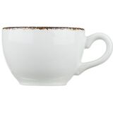 Чашка кофейная «Браун Дэппл» фарфор 85мл белый,коричнев.