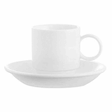 Чашка кофейная «Дайринг» фарфор 90мл D=56,H=60мм белый