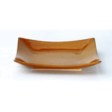 Тарелка квадратная «Киото-браун» коричнев.