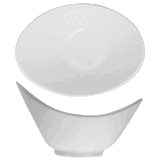 Салатник «Кунстверк» фарфор 200мл ,H=80,L=158,B=118мм белый