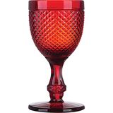 Бокал для вина стекло 280мл D=88,H=165мм красный, Цвет: Красный