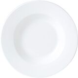 Блюдо круглое глубокое «Симплисити» фарфор 450мл D=270,H=35мм белый