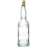 Бутылка д/вина с пробкой «Эссизи» стекло,дерево 0,72л D=80,H=315,L=80мм прозр.