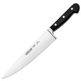 Нож поварской «Класика» сталь нерж.,полиоксиметилен ,L=363/230,B=45мм черный,металлич.