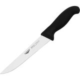 Нож кухонный универсальный сталь нерж.,полипроп. ,L=310/180,B=27мм черный,металлич.