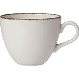 Чашка чайная «Браун Дэппл» фарфор 228мл D=9см белый,коричнев., Объем по данным поставщика (мл): 228