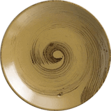Тарелка «Анфора Алма» коричнево-оливковый керамика D=23см