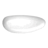 Блюдо овальное «Исола» фарфор ,L=32,5,B=14см белый