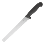 Нож для хлеба ,L=38/23,B=3см черный,металлич.