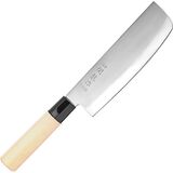 Нож кухонный «Киото» двусторонняя заточка сталь нерж.,дерево ,L=295/165,B=45мм