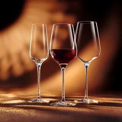 Бокал для вина «Сублим» хр.стекло 350мл D=8,H=23см прозр., изображение 5
