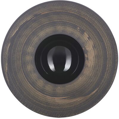 Тарелка «Сфера» керамика D=21,5см черный,медный