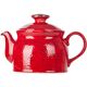 Чайник «Крафт Рэд» фарфор 425мл красный